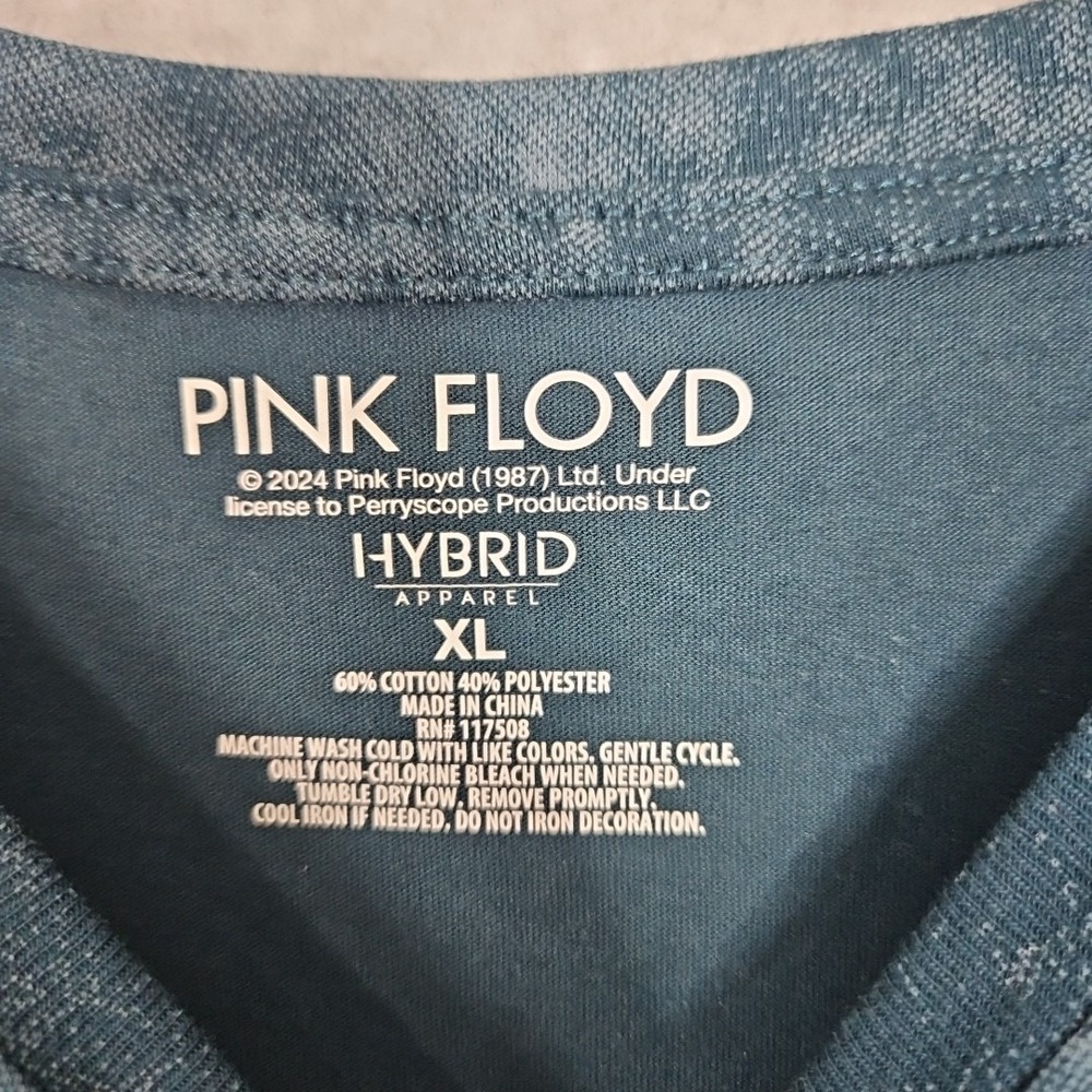 Pink Floyd Dark Side Of The Moon Tie-Dye Sleveless Tank Top T-Shirt Mens Size XL - Picture 3 of 7